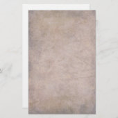 Vintages dunkles Pergament Briefpapier (Vorne/Hinten)