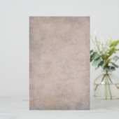 Vintages dunkles Pergament Briefpapier (Stehend Vorderseite)