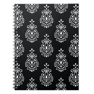 Vintages, durchgängiges, elegantes Muster. Notizblock