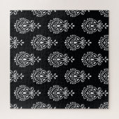 Vintages, durchgängiges, elegantes Muster. Puzzle (Horizontal)