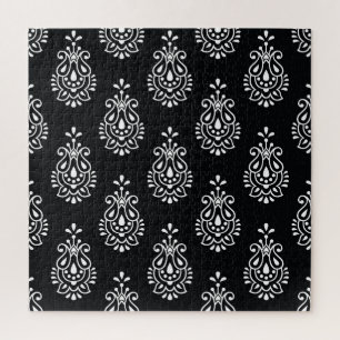 Vintages, durchgängiges, elegantes Muster. Puzzle