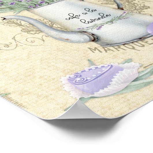 Vintages E-Mail-Poster Poster (Ecke)