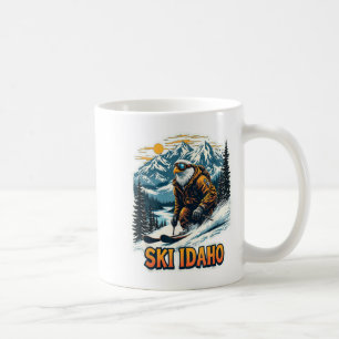 Vintages Eagle Design, Ski Idaho Kaffeetasse