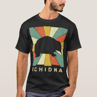 Vintages Echidna Lover Retro-Tier T-Shirt