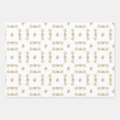 Vintages Edelweiss Geschenkpapier Set (Vorderseite)