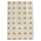 Vintages Edelweiß Mittlere Geschenktüte (Rückseite)