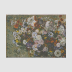 Vintages Edgar Degas Blumenbild Seidenpapier