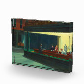 Vintages Edward Hopper Nighthawawaks Diner Poster Fotoblock (Rechts)