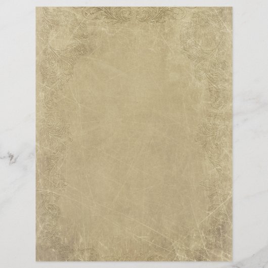 Vintages Ehezeugnis (Rückseite)