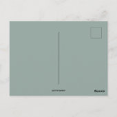 Vintages Ei bei Küken Postkarte (Rückseite)