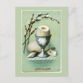 Vintages Ei in einem Cup-Oster Postkarte