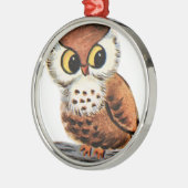 Vintages Ei Ornament Aus Metall (Links)