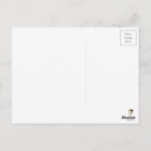 Vintages Ei Polizist Ostern Postkarte (Rückseite)