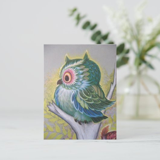 Vintages Ei Postkarte (Stehend Vorderseite)