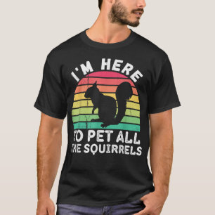 Vintages Eichhörnchen Lover Funny Eichhörnchen Bes T-Shirt