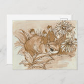 Vintages Eichhörnchen Postkarte (Vorne/Hinten)