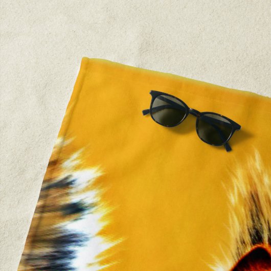 Vintages Eichhörnchen Strandtuch (Beispiel)