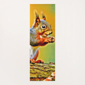 Vintages Eichhörnchen Yogamatte (Rückseite)