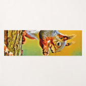 Vintages Eichhörnchen Yogamatte (Vorderseite (Horizontal))