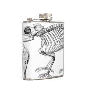 Vintages Eidechsenskelett Flachmann (Rechts)