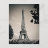 Vintages Eiffel Tower Brautparty Postkarte (Vorderseite)