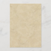 Vintages Eiffelturm Paris Postmark Wedding Menu Menükarte (Rückseite)