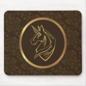 Vintages Einhorn Mousepad (Vorne)