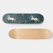 Vintages Einhorn Skateboard (Horizontal)