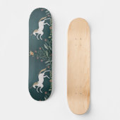 Vintages Einhorn Skateboard (Vorderseite)