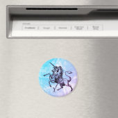 Vintages Einhornwolkenmagnet Magnet (In Situ (Geschirrspüler))