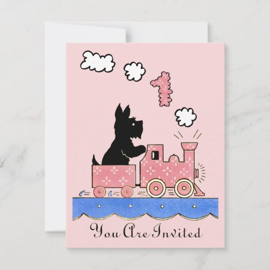 Vintages einjähriges Geburtstagskind Einladung (Vorderseite)