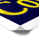 Vintages Einrad-Poster: Kontinentalreifen Poster (Ecke)