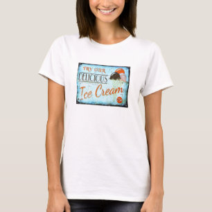 Vintages Eis-Konistenzeichen T-Shirt