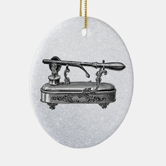 Vintages Eisen Keramikornament (Rechts)