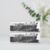 Vintages Eisenbahn-Fotografie-Lesezeichen Postkarte (Stehend Vorderseite)