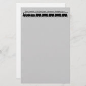 Vintages Eisenbahn-Zug Eisenbahn-Motorfrachtwaggon Briefpapier (Vorne/Hinten)