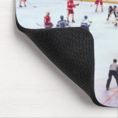 Vintages Eishockey-Match Mousepad (Ecke)