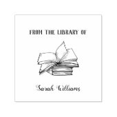 Vintages Elegant aus der Bibliothek des Individuel Permastempel (Design)