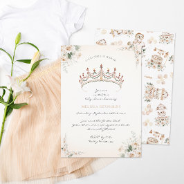 Vintages Elegant | Little Princess Baby Shower Einladung