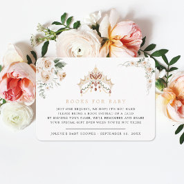 Vintages Elegant | Little Princess Book Request Begleitkarte