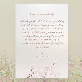 Vintages Elegant Pearl Romance Dankeschön Card Dankeskarte