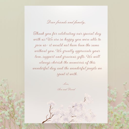 Vintages Elegant Pearl Romance Dankeschön Card Dankeskarte