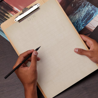 Vintages, elegantes Altpapier, Anfangsbuchstaben Briefbogen