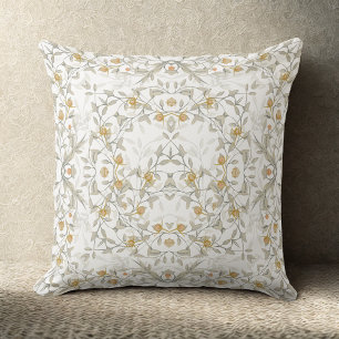 Vintages elegantes antikes Blumenmuster Kissen