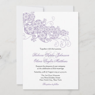 Vintages Elegantes Floral Paisley Boho Einladung