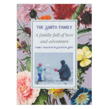 Vintages elegantes Foto mit benutzerdefiniertem Bl