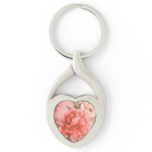 Vintages elegantes Miniatur-Blume-Malerherz