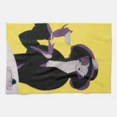 Vintages elegantes Party "Drinking Afternoon Tea" Geschirrtuch (Horizontal)