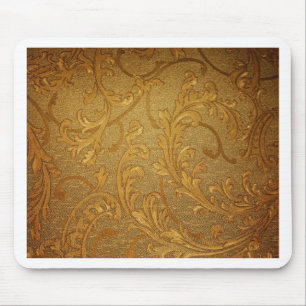 Vintages, elegantes, rustikales Goldenes, Mousepad