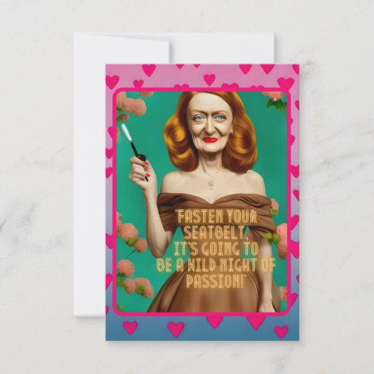 Vintages Elegantes Skript | Hübsches Zitat von Fra Karte (Vorderseite)